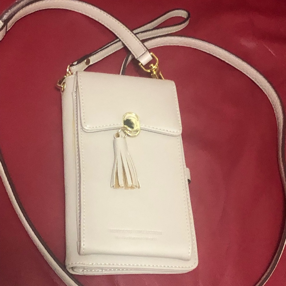 Luxurious Light Beige Phone Wallet